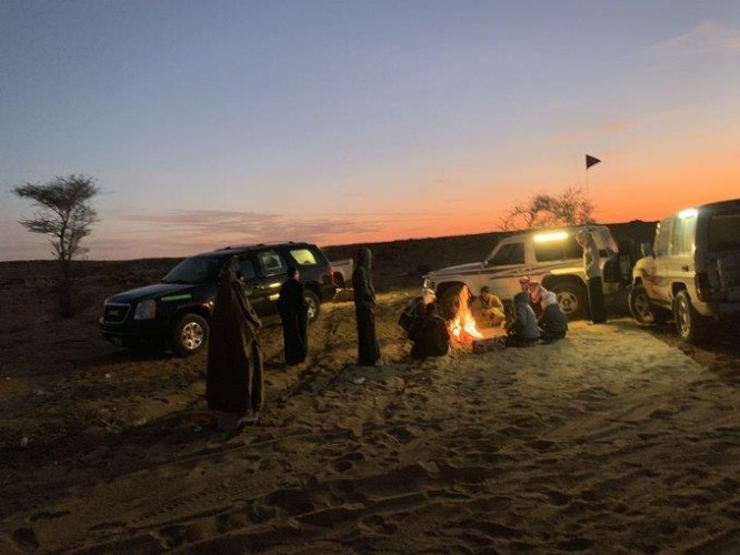 العثور على الطفلة المفقودة بالقرب من قرية السفن بحائل