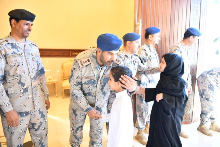 حرس الحدود يستضيف أبناء شهداء الواجب