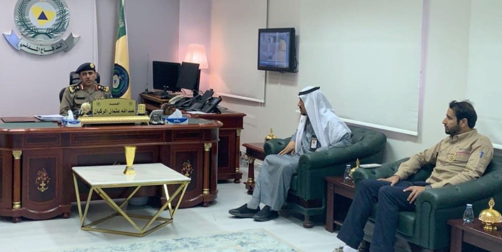 مدير مدني حائل يستقبل شركة الكهرباء للسلامة