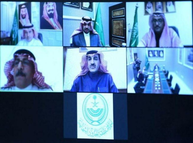 سمو أمير منطقة الحدود الشمالية يرأس عن بعد اجتماع وكلاء الإمارة والمحافظين