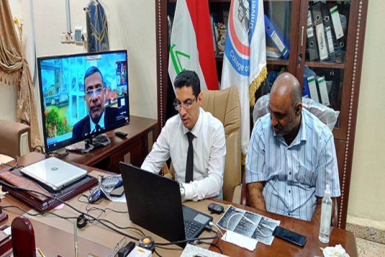 إختتام جلسات المؤتمر العلمي الإفتراضي الدولي الأول تحت عنوان ( تأثيرات فايروس كورونا على النظام الصحي والتعليمي )