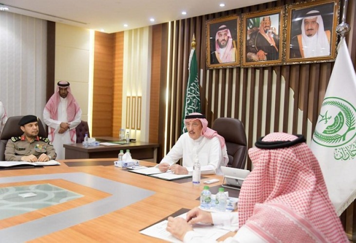 أمير منطقة جازان يطلع عن بعد عبر – الاتصال المرئي- على أعمال شركة أرامكو بالمنطقة والإجراءات الوقائية المنفذة  ..