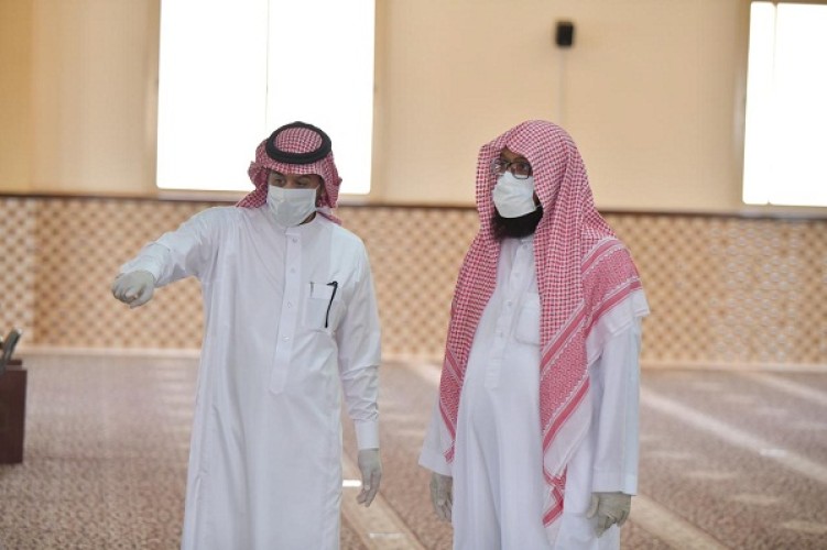 مدير فرع الشؤون الإسلامية بالباحة يتفقد الإجراءات الاحترازية بجامع الملك فهد