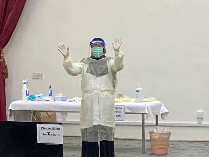 تدريب 356 طبيباً وممرضاً للتعامل مع الحالات الحرجة لفيروس كورونا المستجد (COVID-19) بحفر الباطن