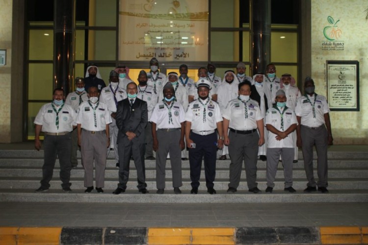 وفد كشفي من إدارة التعليم بمنطقة مكة المكرمة يلتقي برئيس جمعية شفاء