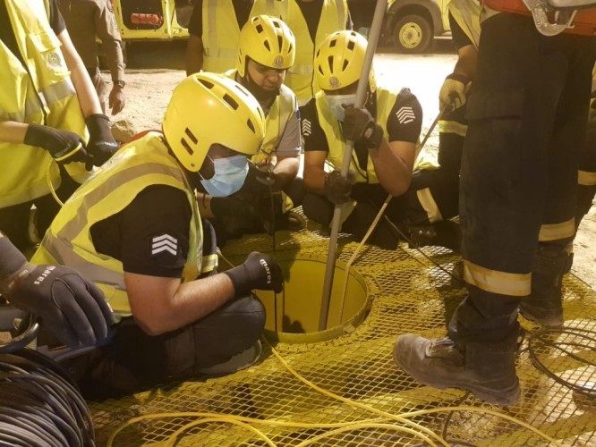 مدني النبهانية ينتشل طفل من بئر أرتوازي يقع في رفايع الهبيرية