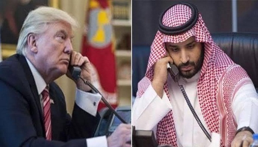ولي العهد يتلقى اتصالاً هاتفياً من الرئيس الأمريكي اطمأن خلاله على صحة خادم الحرمين
