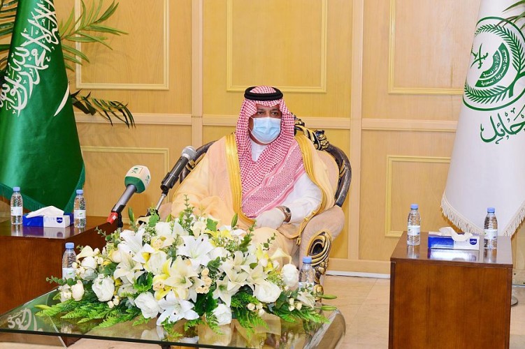 أمير منطقة حائل يستقبل وكلاء الإمارة ومديري ‏العموم ‏المهنئين بعيد الأضحى المبارك ‏