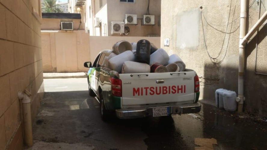 بلدية العتيبية بمكة تواصل جهودها لتحسين المشهد الحضري