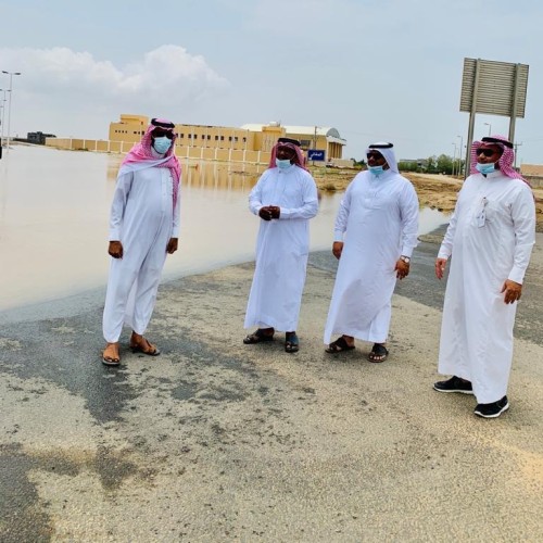 بلدي مركز السهي يجري جولة ميدانية للوقوف على آثار الحالة المطرية بقرى المركز