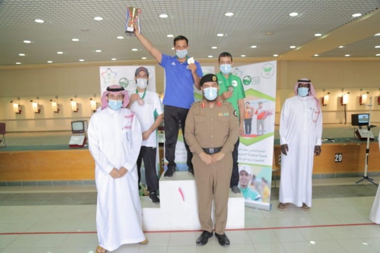 تتويج أبطال أولمبياد الرماية