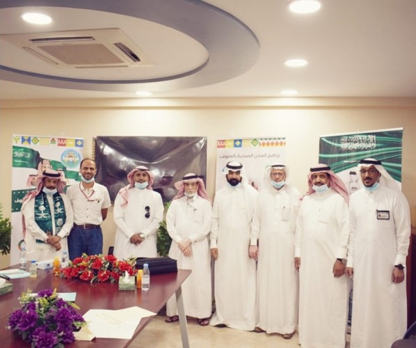 برنامج المدن الصحية بالهفوف يستعرض إنجازاته بمناسبة اليوم الوطني 90