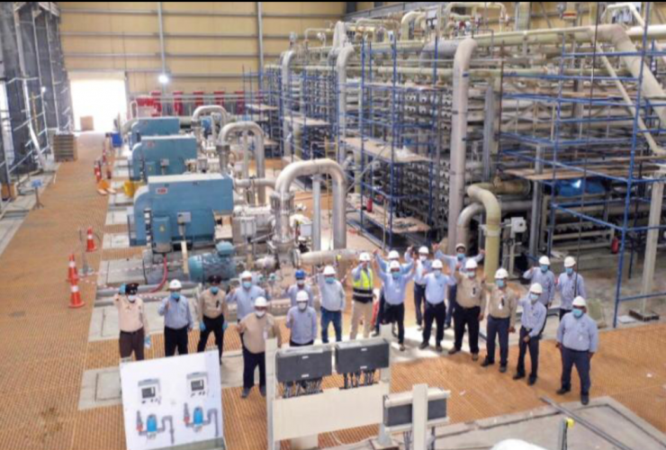 “التحلية” تبدأ الضخ من محطة أملج الجديدة قبل الموعد المحدد