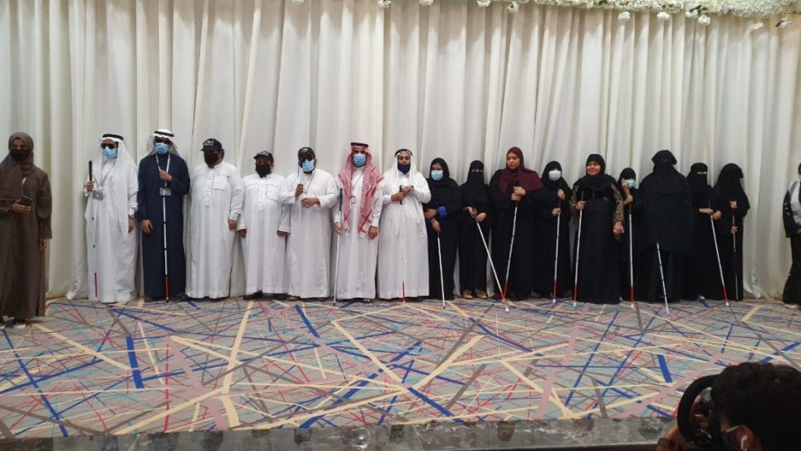 برعاية الأميرة البندري مداد فن وجمعية الإرشاد الأسري والنفسي يختتمان فعالية يوم الكفيف العالمي