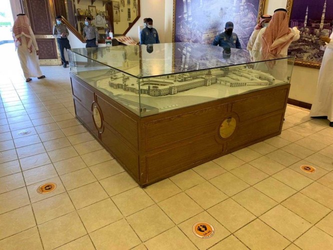 بروتوكول ينظم الزيارة لمجمع الكسوة ومعرض الحرمان