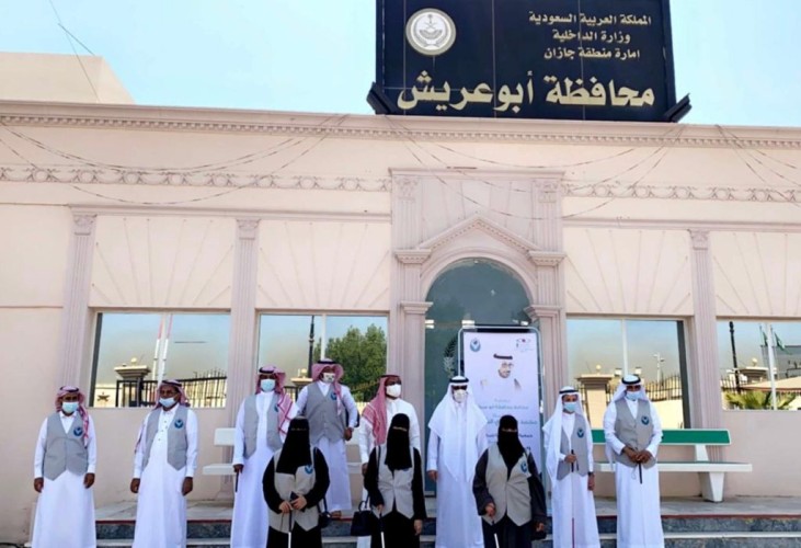 محافظ أبوعريش يدشن فعالية اليوم العالمي للعصا البيضاء و الذي تنفذه جمعية الثريا الأهلية للمكفوفين