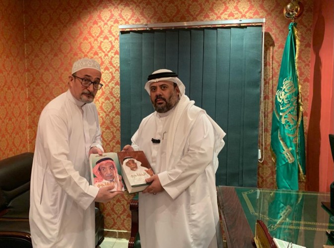 الدكتور “سامر بنتن” يستقبل رجل الأعمال الإعلامي منصور نظام الدين