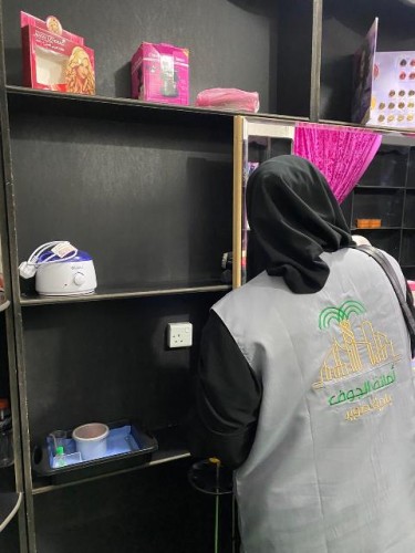 بلدية صوير تقوم بعددٍ من الجولات على المحلات النسائية