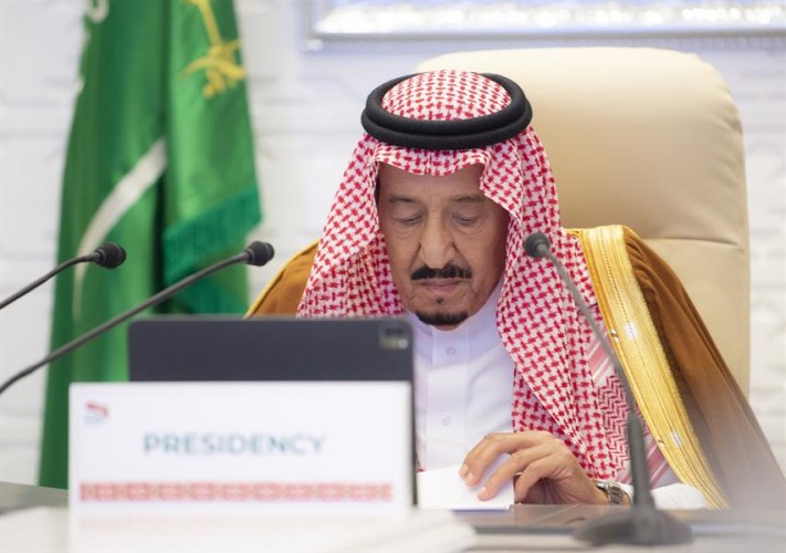 خادم الحرمين : رئاسة المملكة شجعت إطار الاقتصاد الدائري للكربون لتخفيف حدة آثار التحديات المناخية