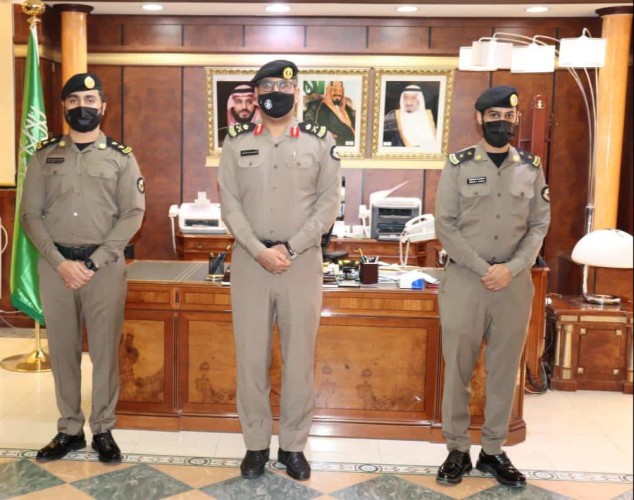 ترقية ضباط في شرطة منطقة تبوك