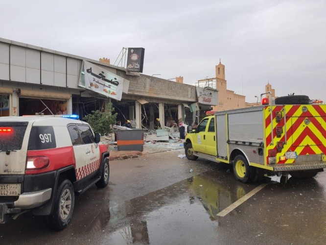 الهلال الأحمر يباشر ٦ اصابات في حادث تسرب غاز وحالة ووفاة بالرياض