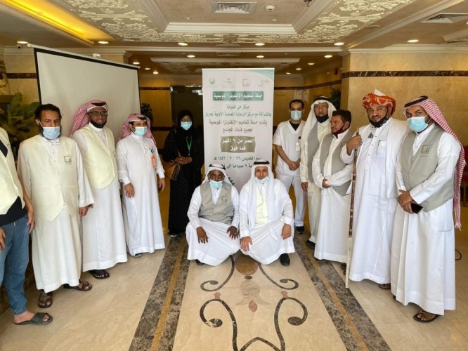 مركز الرعاية الصحية الأولية بجرول في ضيافة مركز ” حي النزهة ” و تطعيم أهالي الحي