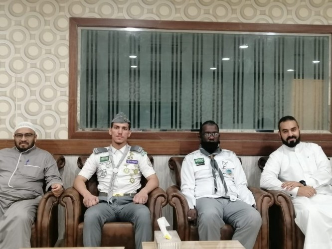 لقاء مؤسس كشافة الريادة القائد محمود السطوحي والإعلامي الرائد محمد برناوي بإدارة التطوع