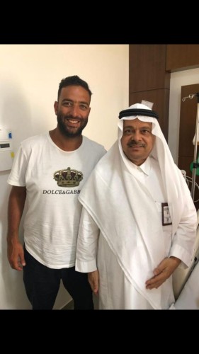 سعادة الدكتور” عمر طاهر ” يستقبل ميدو بمكتبه