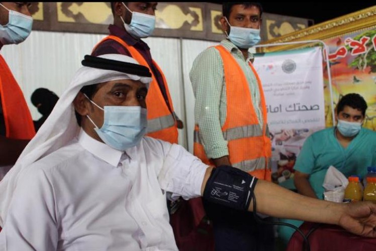 فريق مزايا الصحي يدشن مبادرة برنامج “صحتك أمانتك” بمهرجان أبو عريش الشتوي