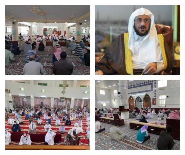 خطباء الجوامع بالمملكة ينوهون بجهود القيادة  بتأمين لقاح كورونا بعد التحقق من مأمونيته ويشكرون الله على هذه النعمة ويؤكدون على أخذ المعلومات من مصادرها والحذر من الشائعات