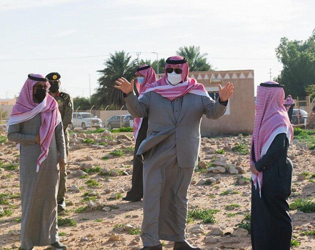 أمير الحدود الشمالية يتفقد قرية زُبَالا التاريخية