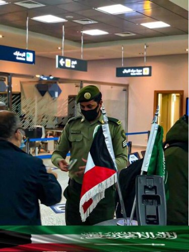 جوازات الجوف تشارك دولة الكويت الشقيقة الاحتفال بيومها الوطني “60”