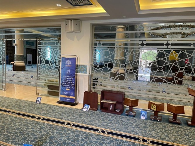 هيئة الأمر بالمعروف تعرض محتوى حملة (الصلاة نور ) التوعوي في المساجد والجوامع بالرياض