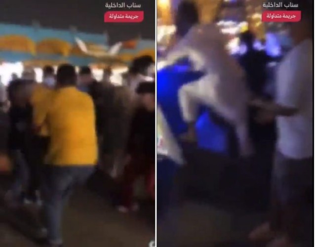 شرطة الشرقية تلقي القبض على أحد أطراف حادثة اعتداء شهدته ساحة للـ (فود ترك) بالخبر