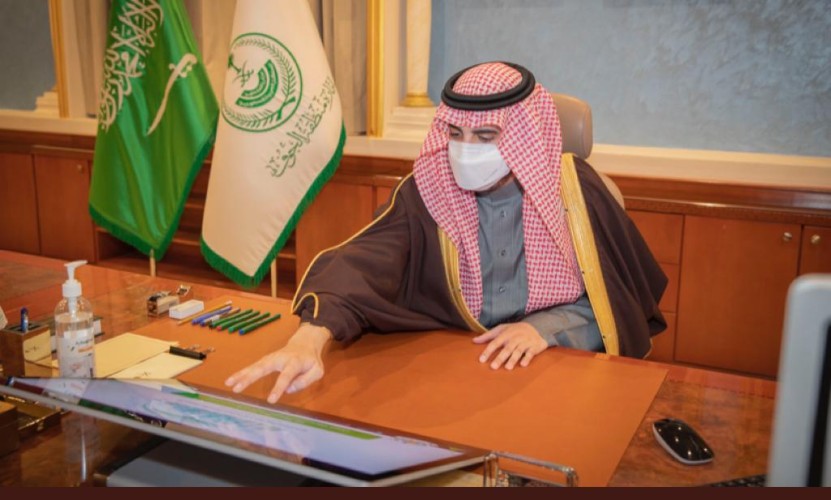 سمو امير منطقة الجوف يدشن فعاليات اليوم العالمي للدفاع المدني ” يد تبني ويد تحمي “