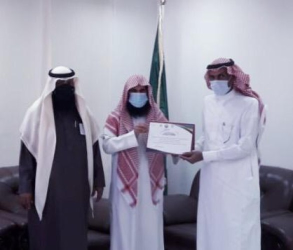 هيئة محافظة النبهانية تكرم موقع المظابرة الرسمي نظير تفعيل حملة شرار الخلق