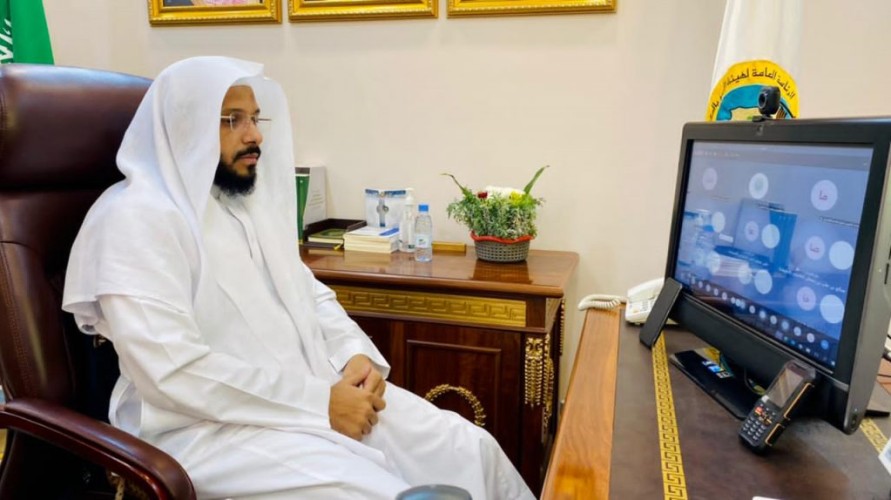 فرع الرئاسة العامة لهيئة الأمر بالمعروف بمنطقة الباحة يقيم لقاءً توجيهياً بعنوان “رب اجعل هذا البلد آمنًا”