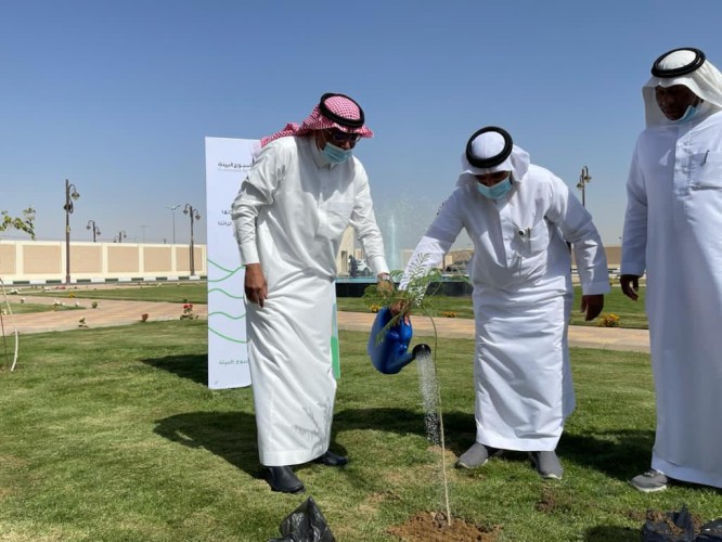 جامعة بيشة تطلق حملة تشجير بمناسبة أسبوع البيئة