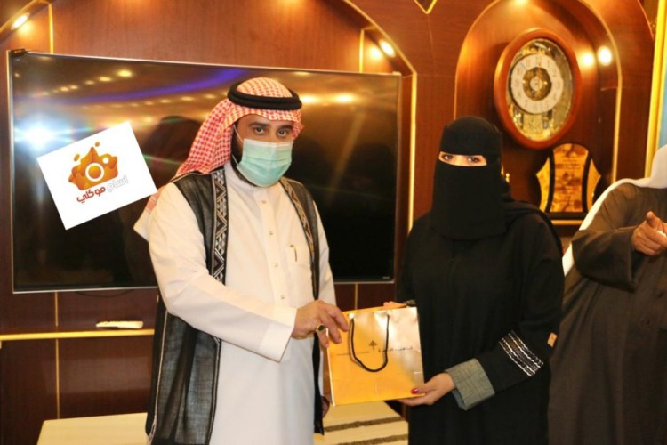 في ليله من ليالي الوفاء مشايخ محافظه الحرث يستقبلون البطل عامر الشهري