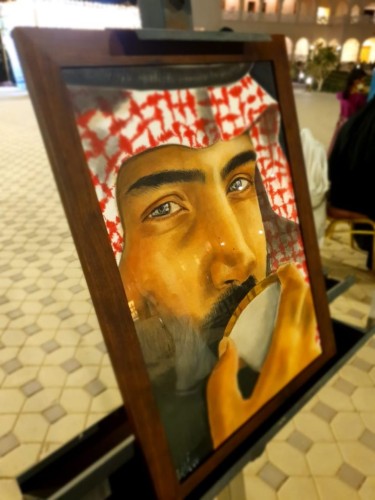 الرسم بالهواء الطلق في ملتقى همسات للفنون