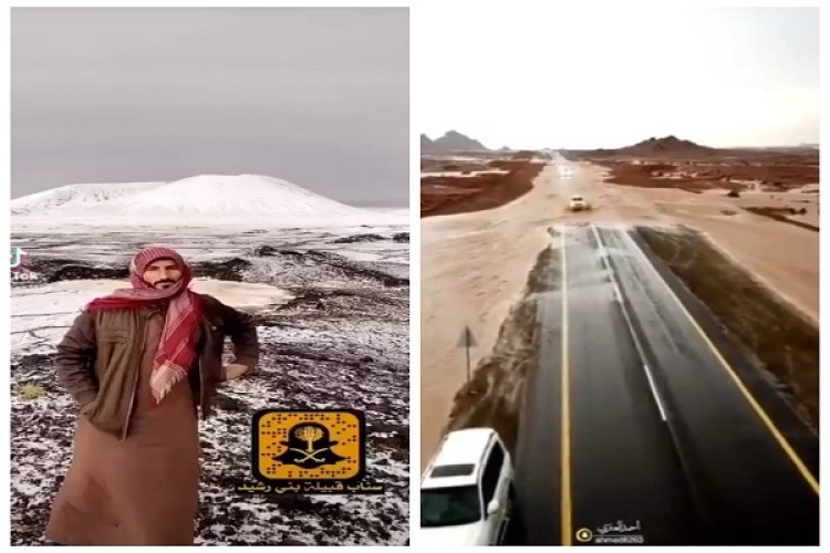 شاهد: هطول أمطار الخير والبركة بغزارة على جنوب حائل .. والإعلامي “عبدالوهاب بن هادي” : لم نشهدها منذ 15 عام