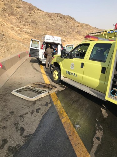 الهلال الأحمر بالباحة: وقوع حادث اصطدام مروع وانقلاب شاحنة .. والكشف عن عدد الوفيات والإصابات