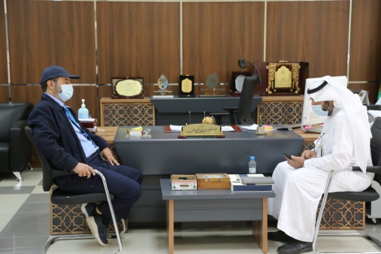 ‏نائب محافظ المؤسسة العامة للتدريب التقني والمهني المساعد يزور المنشآت التدريبة بالجوف