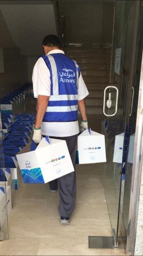 شركة المراعي تقدم سلال رمضانية لذوي شهداء الواجب