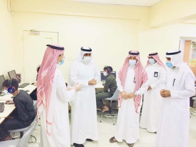 “المعافا” يتفقّد سير اختبارات الفصل الثاني في مدارس تعليم بيش