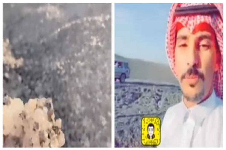 شاهد: العويمري يكشف عن ظاهرة غريبة حدثت بعد هطول البرد  الكثيف  على حرة بني رشيد منذ 15 يوم