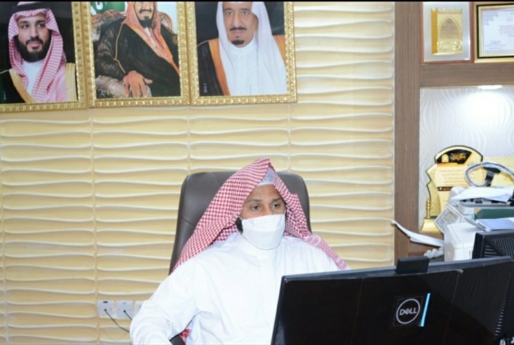 المدخلي يجتمع بمدراء إدارات مساجد منطقة جازان