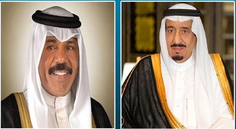 خادم الحرمين يتلقى اتصالاً هاتفياً من أمير الكويت