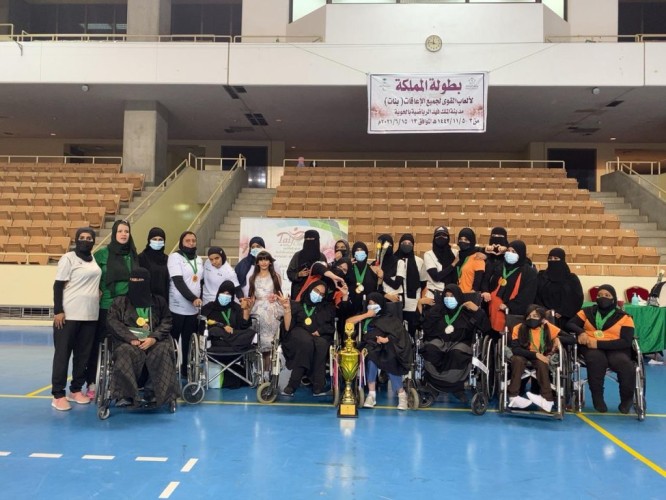 نادي تبوك النسائي لذوي الإعاقة يحقق لقب أول بطولة نسائية في المملكة لألعاب القوى