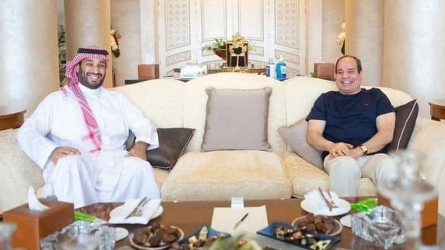 الرئيس المصري السيسي : سعدت اليوم بلقاء أخي الأمير محمد بن سلمان